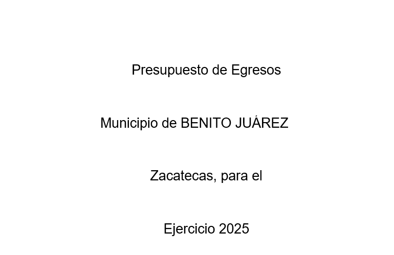 Imagen de PRESUPUESTO DE EGRESOS 2025